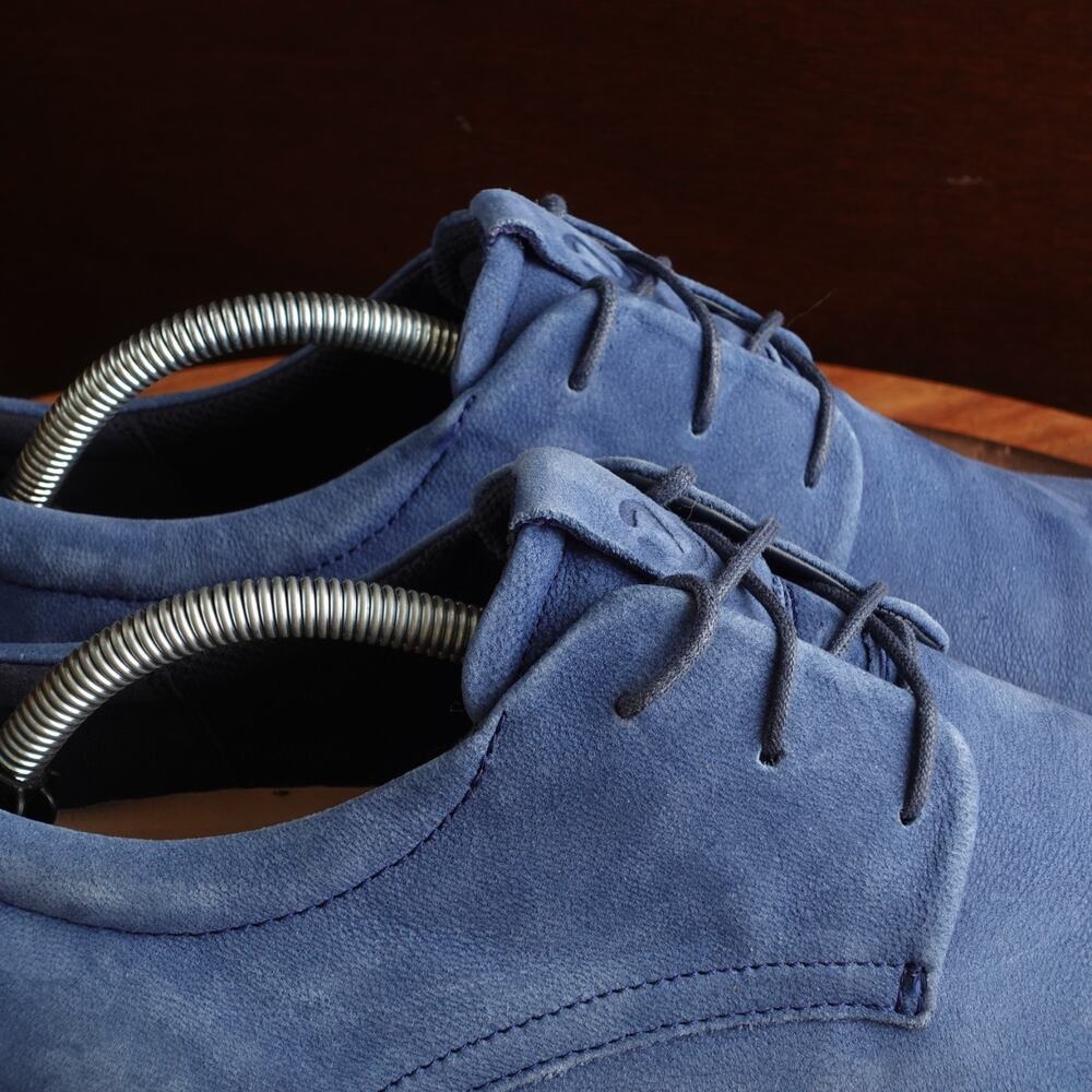 Ecco Sneakers Mens Size EU 44 US 10 Blue CrepeTray Comfort Walking Casual Shoes - Picture 6 of 15